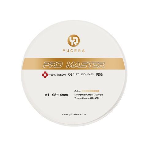 Yucera Durable Yucera Zirconia Block Dental CAD CAM Milling Ceramic Material