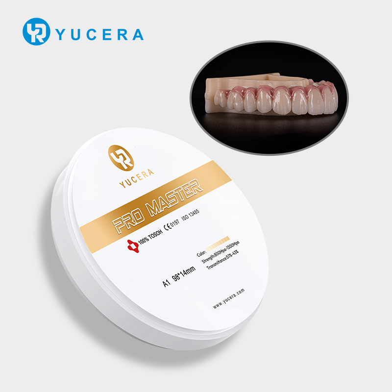 Yucera Optimal Translucency Multilayer Zirconia Blocks for Dental Laboratories