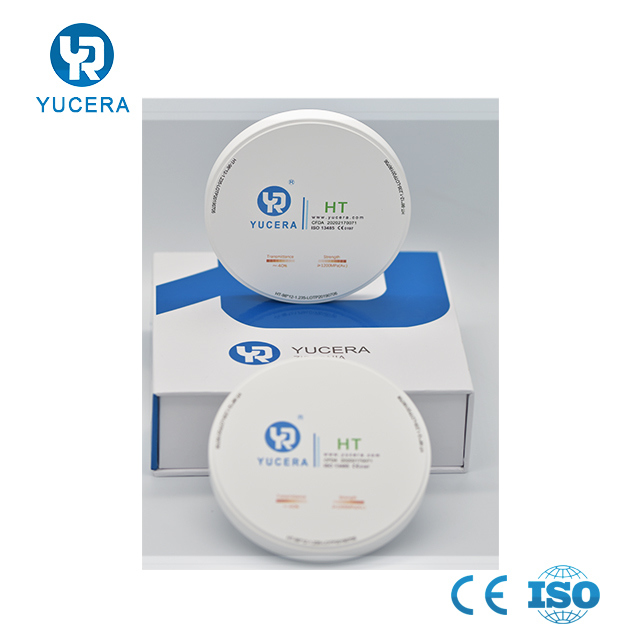 China Dental Products Yucera CE Certificate Dental Ceramic Zirconia Block