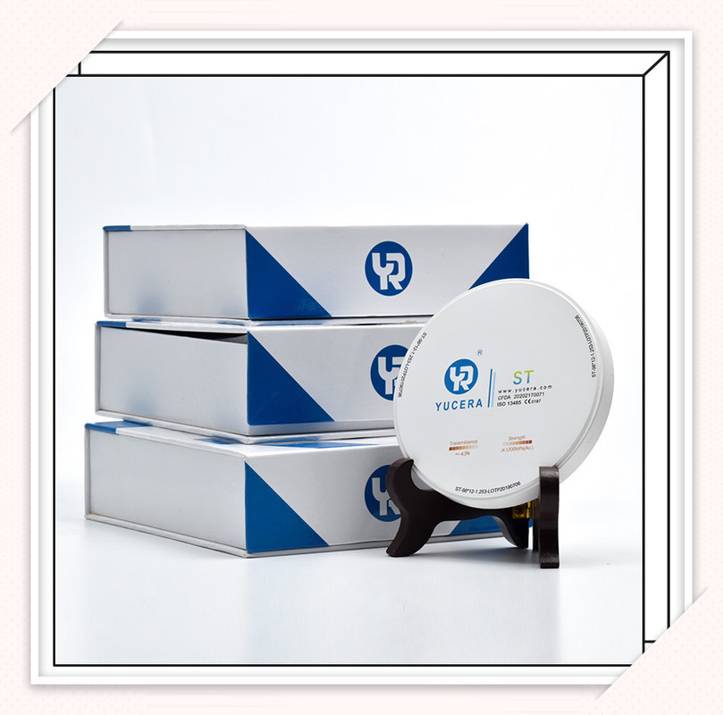 95 Dental Lab Clinic CAD CAM Super Translucent Zirconia Block Dioxide Zirconium Disc Beautiful Porcelain Aesthetics 10-25mm Size