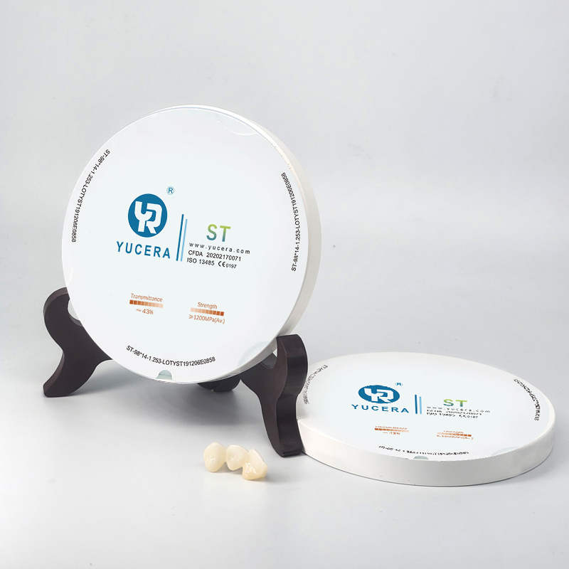 Dental Material Yucera ST 	 Yucera Ht White Zirconia Block Price for Open Cad Cam  System