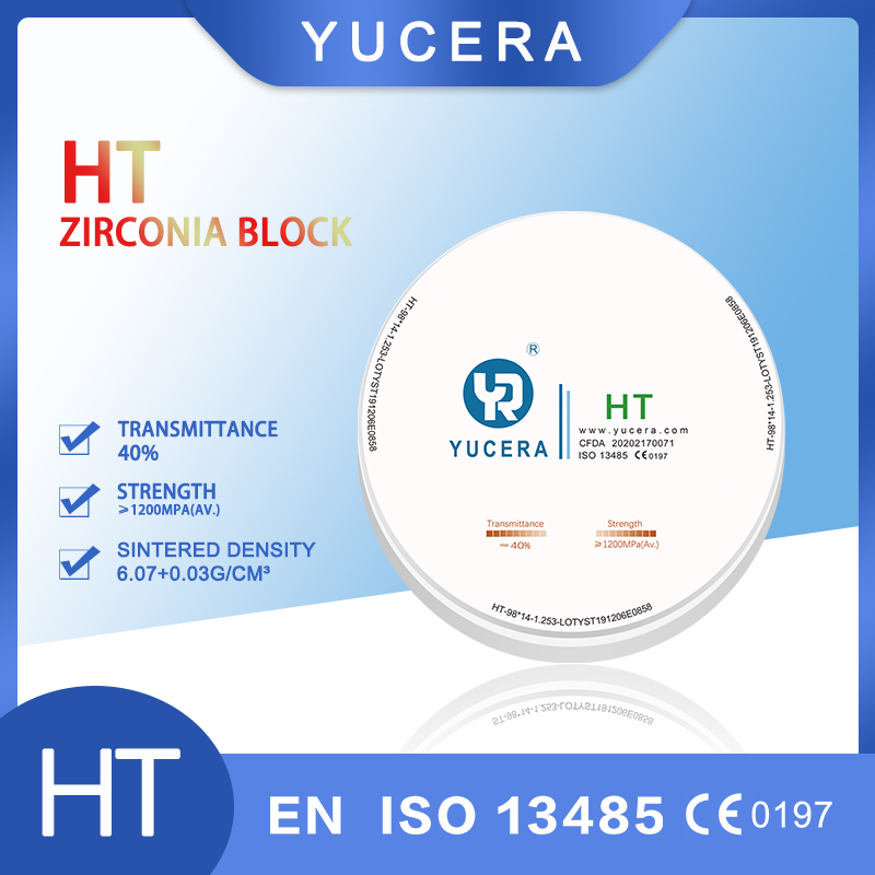Good Price Dental Zirconia Block Dental Zirconium Blank Ht White Zirconia Disc for Aesthetic restoration