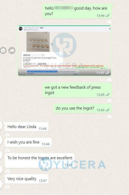 Factory  Price Yucera Ingots Block Press Ingots Block for Dental restoration for CE ISO for Lab for Clinic Good Aesthetic Effect