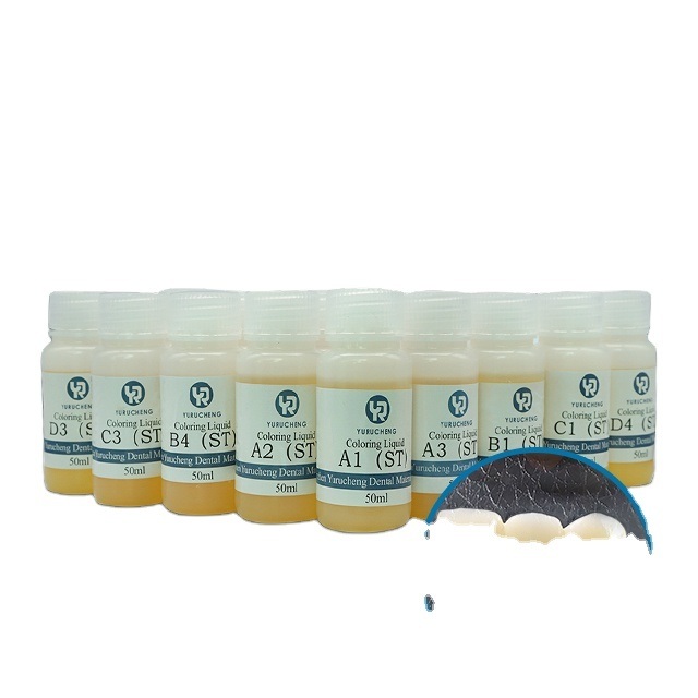Yucera 18-Color Smile Solutions Ceramic Zirconia Staining Natural Glow for Dental Lab Creations