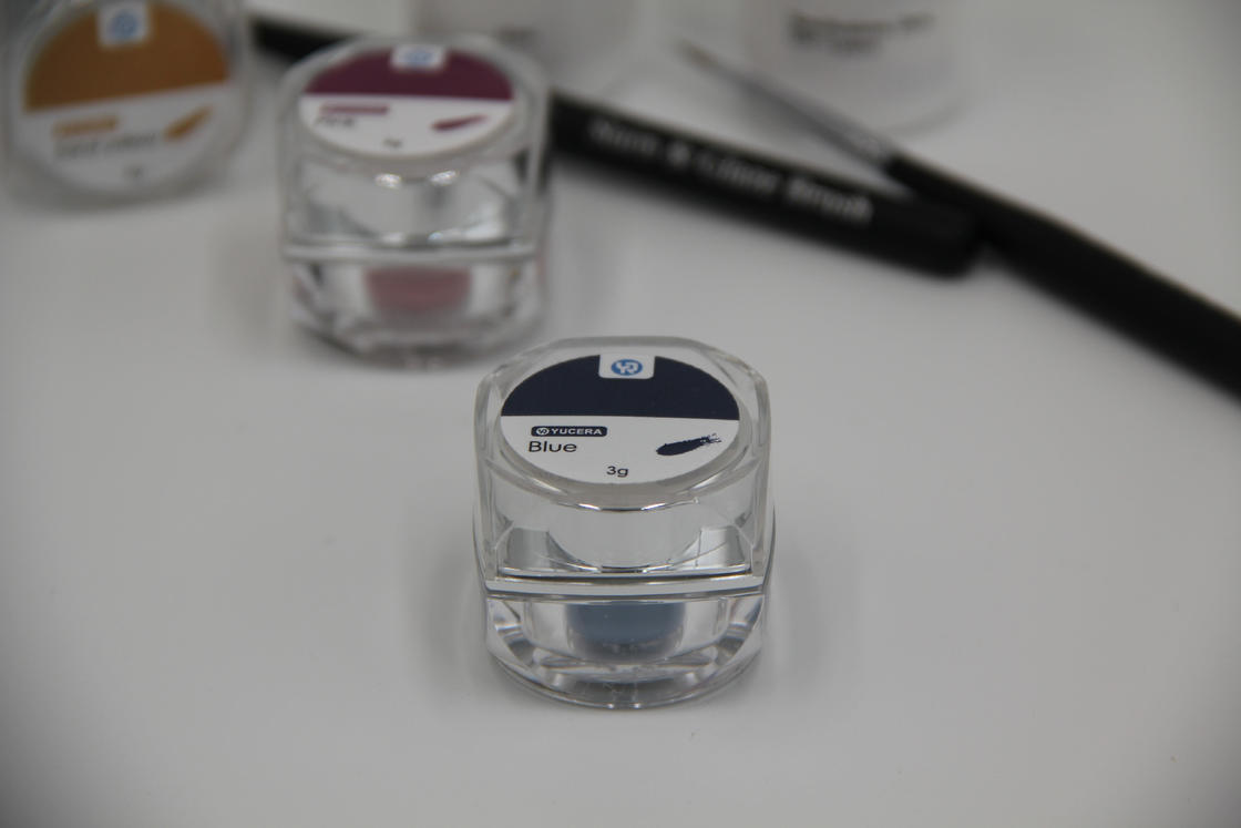 Unique Smile Solutions Yucera 18-Color Ceramic Zirconia Staining Kit Natural Glow for Dental Lab Creations