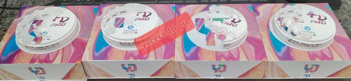 Yucera 4D Pro 95mm Οδοντιατρικό Μπλοκ Ζιρκονίας Ακριβείς Διαστάσεις Κατάλληλο για Ποικιλία Οδοντιατρικών Αποκαταστάσεων