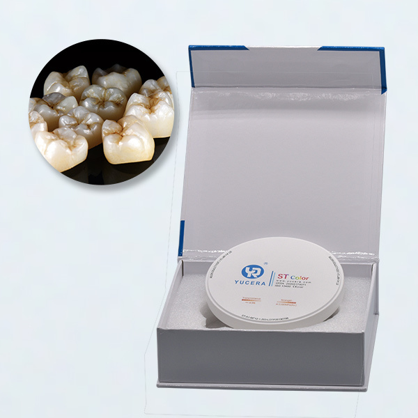 Yucera ST color 3D Multilayer Zirconia Block - Σχεδιασμένο με ακρίβεια για CAD/CAM Οδοντιατρική