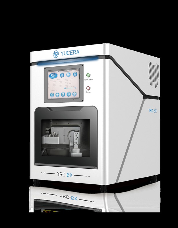 Οδοντιακός φρέζας CAD/CAM 5 αξόνων YUCERA YRC-6X | Ακρίβεια ±5μm | Αυτόματος εναλλάκτης 10 εργαλείων