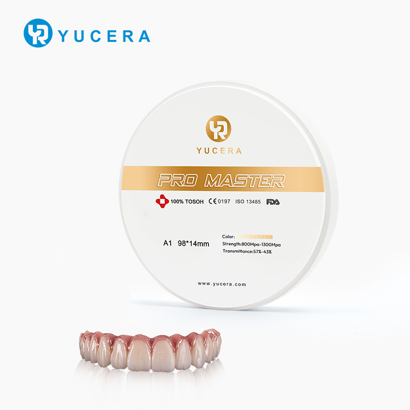 Yucera Pro Master Super Durable Dental Zirconia Block Συμβατό με το Σύστημα CAD CAM για Ακριβή Αποκατάσταση
