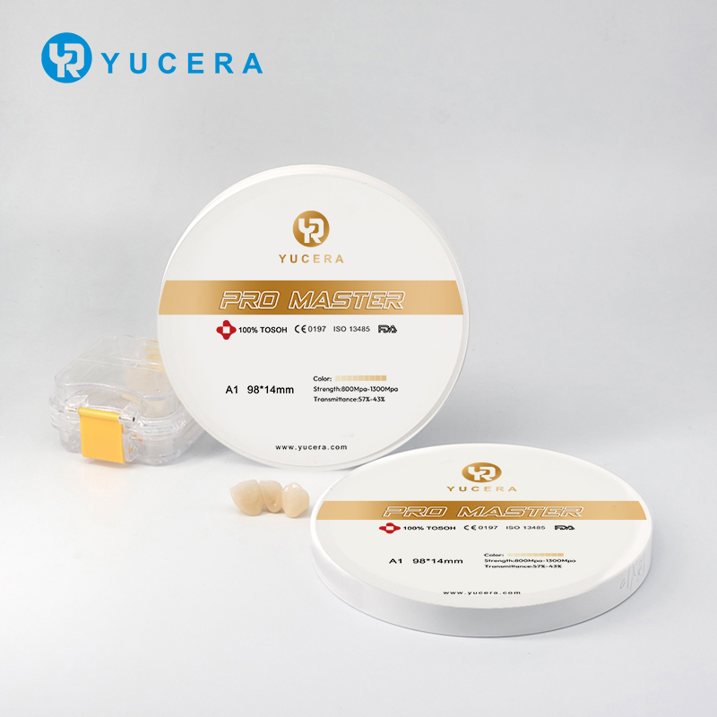 Yucera Pro Master Super Durable Dental Zirconia Block Συμβατό με το Σύστημα CAD CAM για Ακριβή Αποκατάσταση